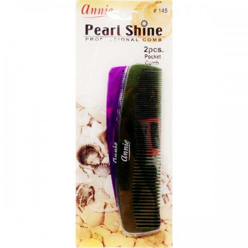 Annie Pearl Shine Pocket Comb #145